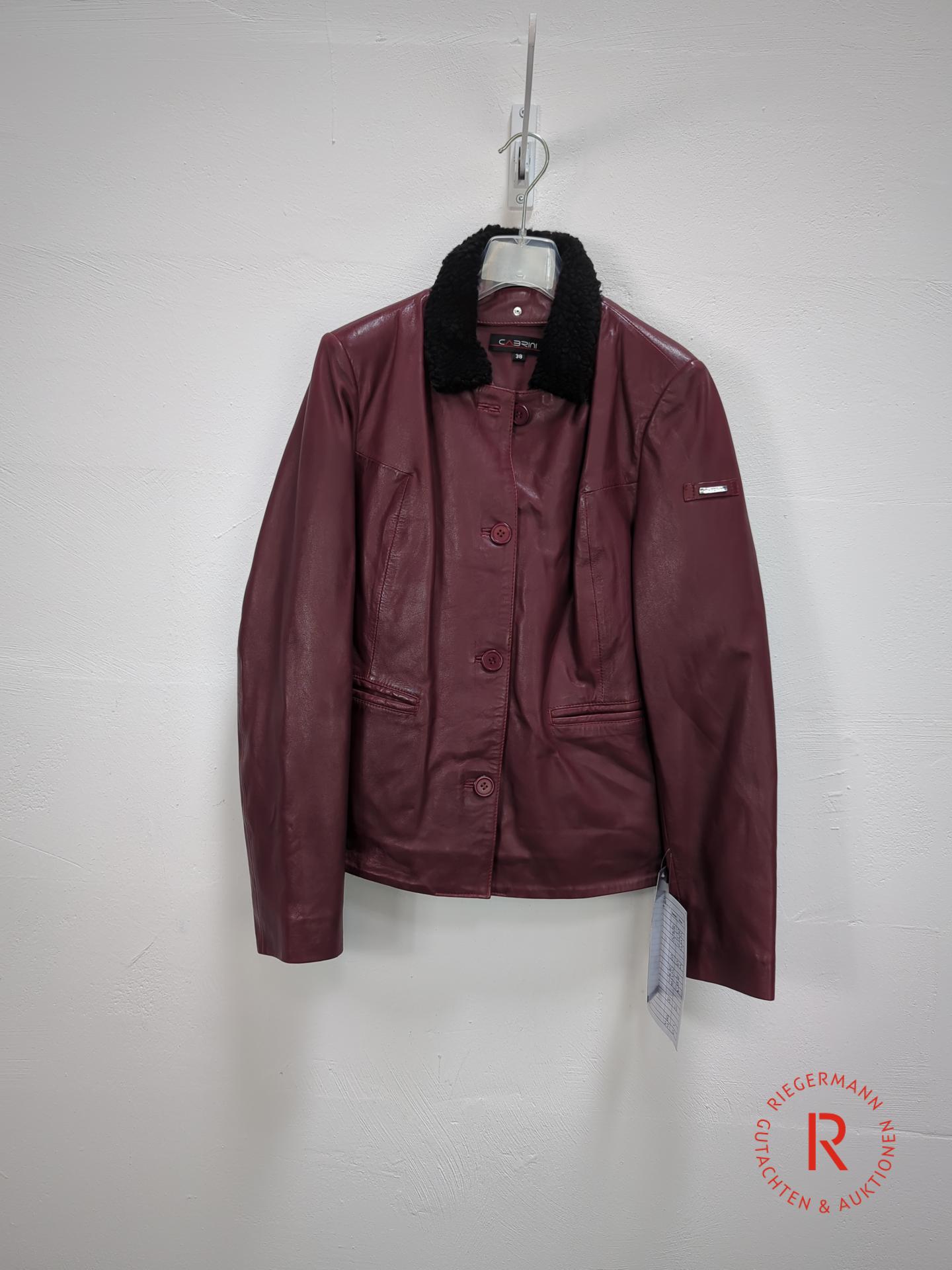 DAMEN LEDERJACKE GRÖSSE 38